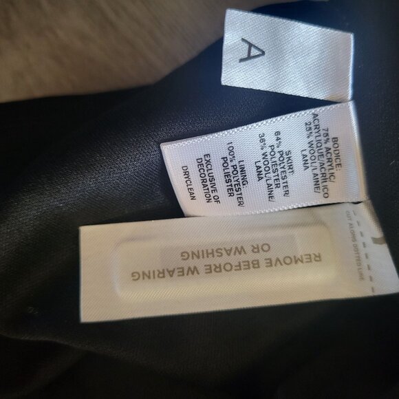 Ann Taylor LOFT Black Sleeveless Sequin Overlay Sheath Dress Size 8 NWT - Picture 7 of 7